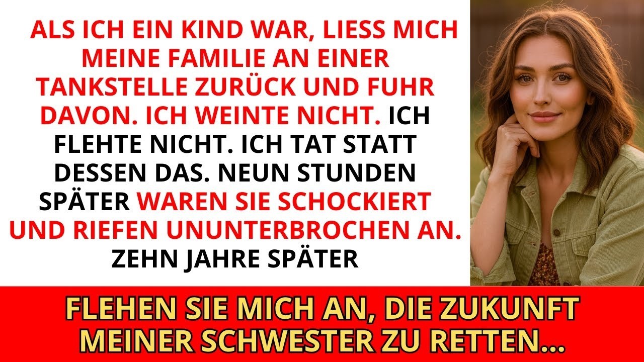 Als ich ein Kind war, ließ mich meine Familie an einer Tankstelle zurück. Ich weinte nicht, statt...