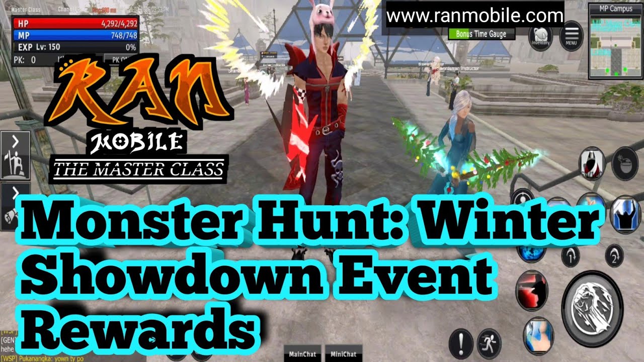 Monster Hunt: Winter Showdown Event Rewards | Ran Mobile: The Master Class