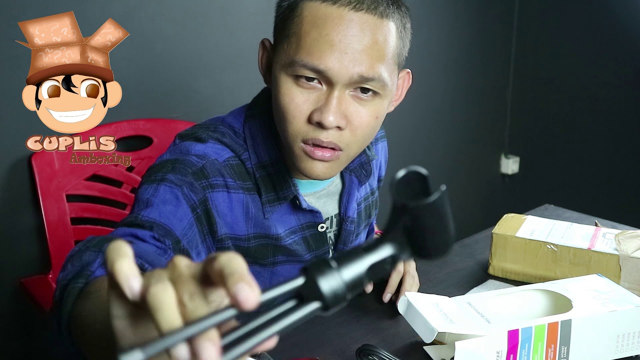 Butuh Mic yang Murah , Bagus dan Tampilan Mewah ? Microfon Condenser sf