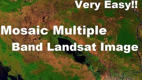 How to mosaic multiple band in ArcMap | How to merges multiple band in ArcGIS