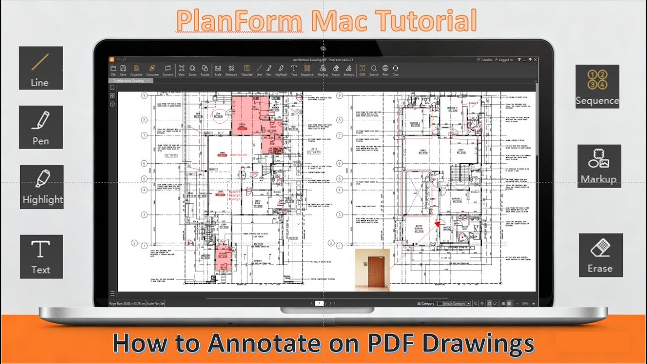How to Annotate on PDF Drawings | PlanForm Mac Tutorial - YouTube