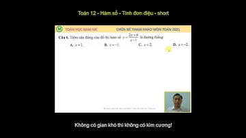 [T12-HÀM SỐ-short]-[TIỆM CẬN-02] Tìm tiệm cận đứng của đồ thị hàm số   #shorts