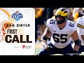 G Zak Zinter gets The Draft Call at No. 85 Overall | Cleveland Browns