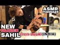 ASMR 💆Head Massage and half body massage therapy, Electric Vibrator, Crack by New INDIANBARBER SAHIL