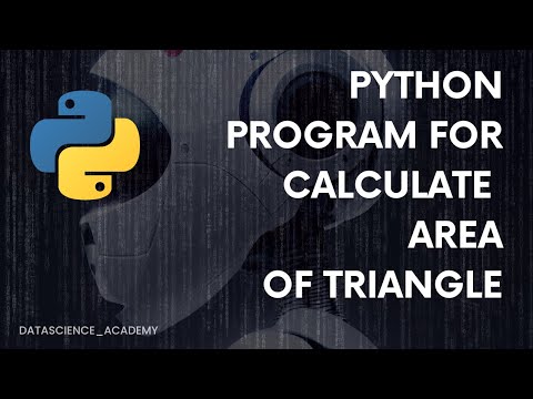 Python Program For Calculating Area Of Triangle |Top 100 Python Interview Questions | Python Program