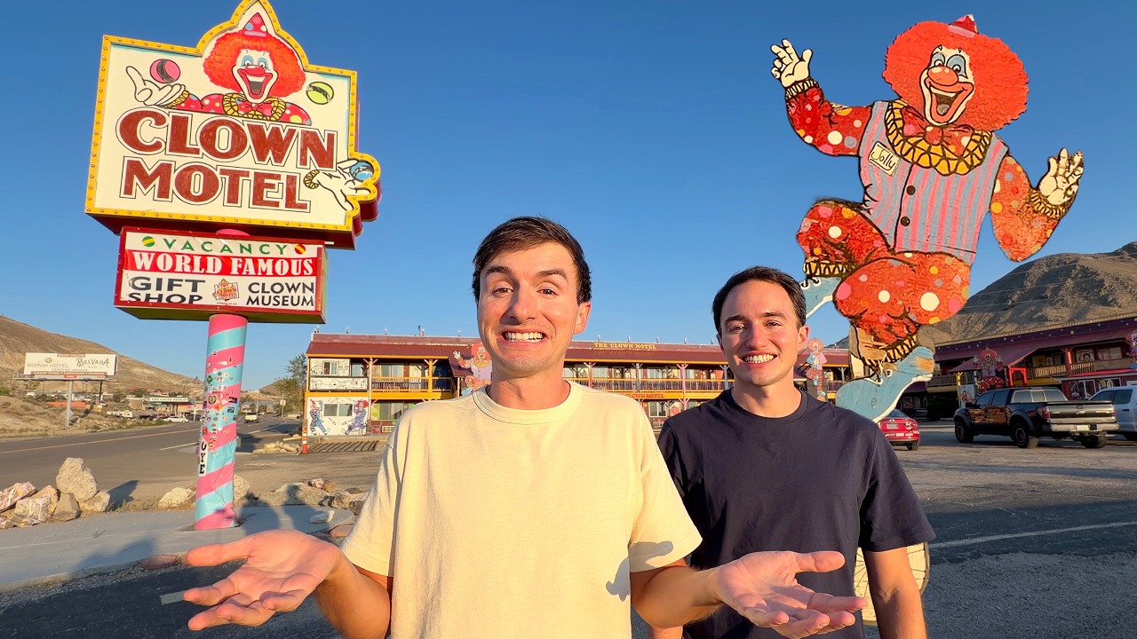we stayed at the clown motel for some reason (help)