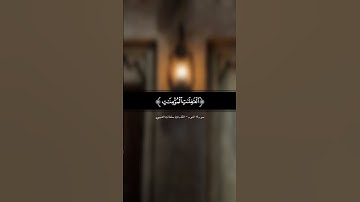 إن الذين يرمون المحصنات | القارئ #سلمان_العتيبي