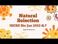 Natural Selection | IGCSE Bio Jan 2022 Q.7 | Elevare