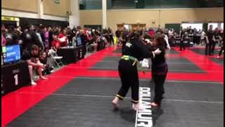 Women’s purple belt bjj open weight division tap cancer out October 2019 match 1