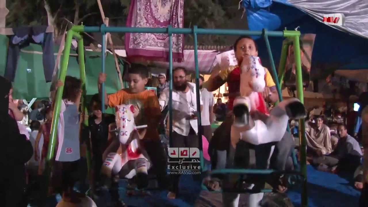مراجيح العيد من داخل رابعة العدوية