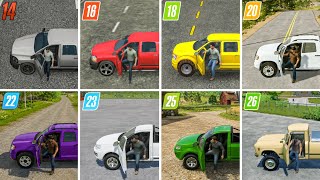 Fs14 vs Fs16 vs Fs18 vs Fs20 vs Fs22 vs Fs23 vs Fs25 vs Fs26 | Open The Car Gate | Gameplay