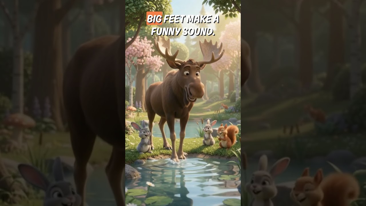 Moose Forest Splash  Be Yourself Song for Kids  Animal Nursery Rhyme #NurseryRhymes #TinyTwinyTown