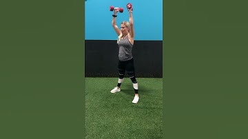 DB Burpee Curl to Press