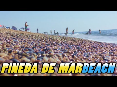 Pineda de Mar Beach - Costa Brava (4K)