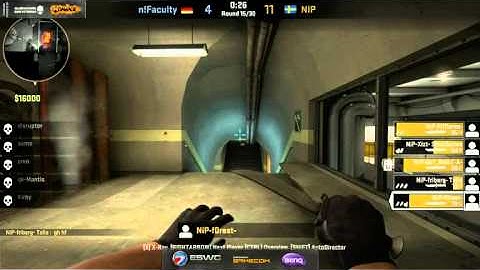 n!faculty vs. NiP | Halbfinale, ESWC 2013 | de_nuke Map 1