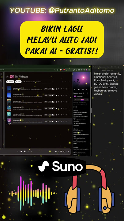 Bikin Lagu Pop Melayu ala Nike Ardila / Deddy Dores Pakai AI? Gampang Banget! | Tutorial Suno AI