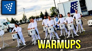 Blue Knights 2022 - Drumline Warmup Sequence