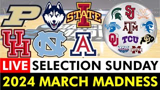March Madness LIVE: College Basketball Tournament Bracket Reveal | 2024 Selection Sunday Field Of 68