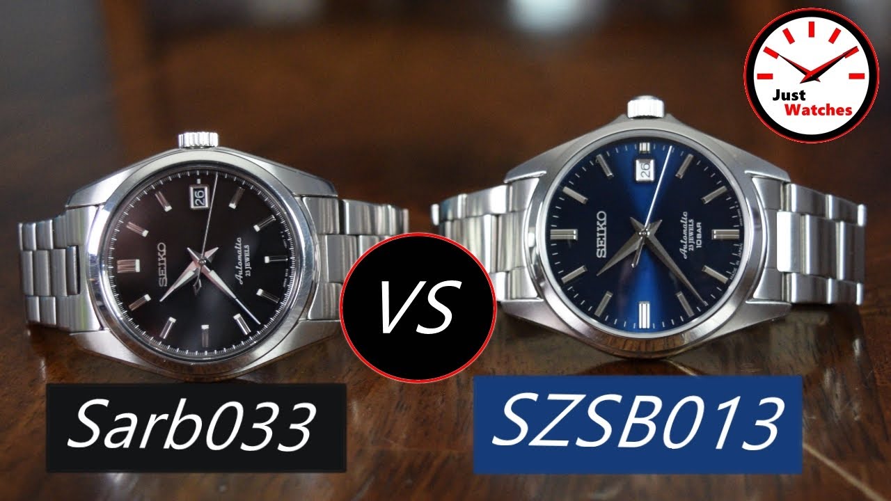 Seiko Sarb033 versus Seiko SZSB013 - YouTube