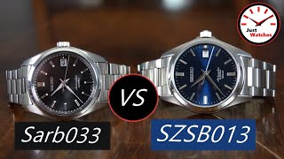 Seiko Sarb033 versus Seiko SZSB013 - YouTube