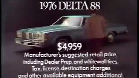 1976 Oldsmobile Delta 88 Commercial
