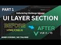 ASMR Coding - Refactoring Challenge Spinner Part 1 - HTML to Vue 3 + TypeScript - No Talking