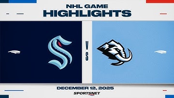 NHL Highlights | Kraken vs. Mammoth - December 12, 2025