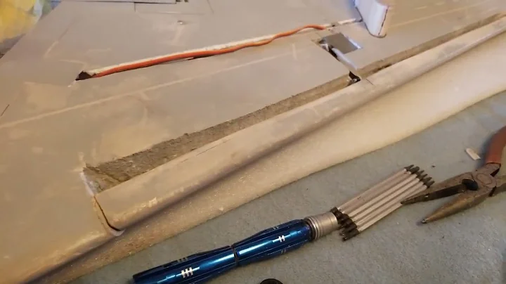 HSD F86 SABRE, leading edge slats,  mockup