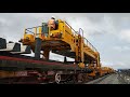 New track construction machine (NTC) in Indian railway