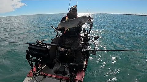Big lake trout!  November crankbait trolling 
