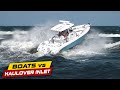 BOATS HEAD OUT THROUGH ROUGH INLET! | Boats vs Haulover Inlet