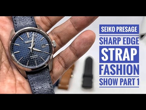 1 Watch, 5 new looks: Seiko Presage Sharp Edge SPB167J1 strap fashion show  part 1 - YouTube
