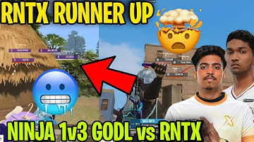 RNTX #2 💔 NinjaJOD 1v3 😱 GODL vs RNTX 🔥