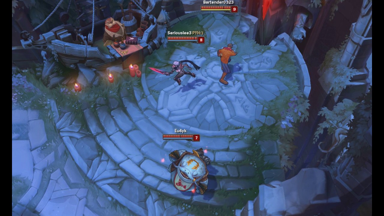 6.24 Shaco (post nerf). Poor Fiora.