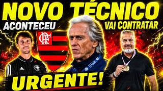 PLANTÃO URGENTE! NOVO TÉCNICO NO FLAMENGO JORGE JESUS NO FLAMENGO #flamengo