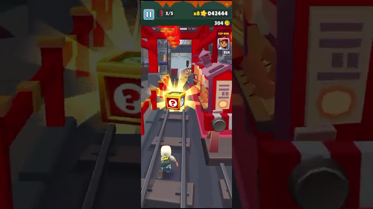 Jogando subway surf