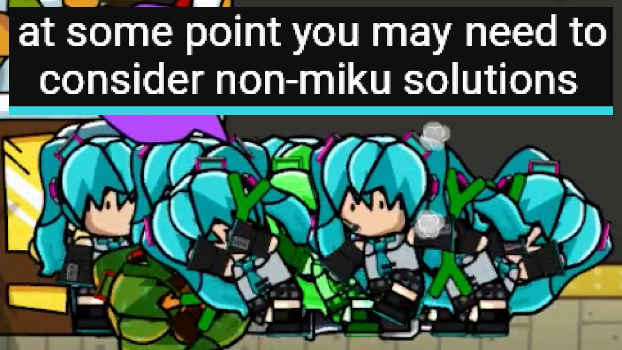 Ruining Scribblenauts by using Miku for everything