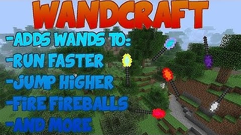 Minecraft: {UNIQUE WANDS!} Wandcraft mod showcase!