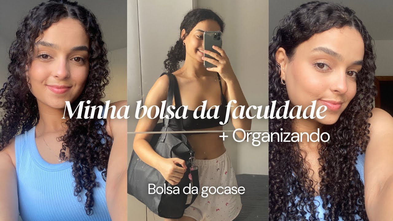 Minha bolsa da gocase para a faculdade/trabalho 2025 💗🎀 | + Organização.                  