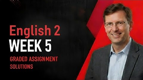 English 2 Week 5 Graded Assignment |IITM BS Degree | GA Solutions