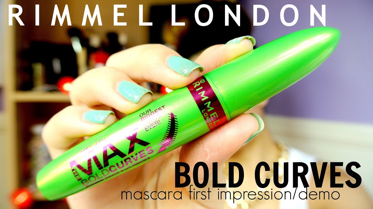 Mmm Rimmel London Bold Curves Mascara First Impression Demo Youtube