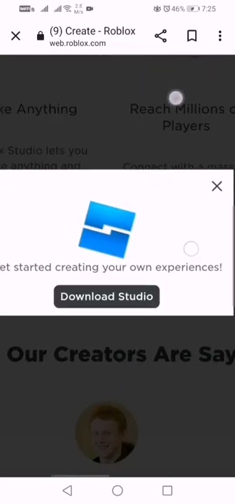 How to get Roblox Studio on your Android!!!!!😁😁😁😁 