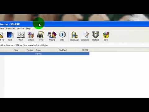 Winrar-ში თემის შეცვლა