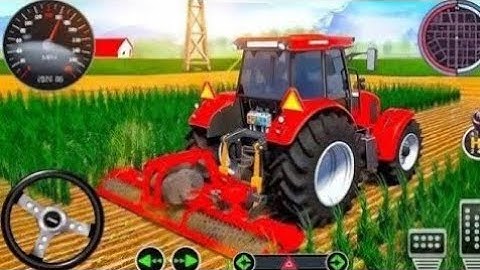 Drive Modern Tractor Farming Game Simulator 3D - New Tractor Android Game 2025 - Android Gameplay