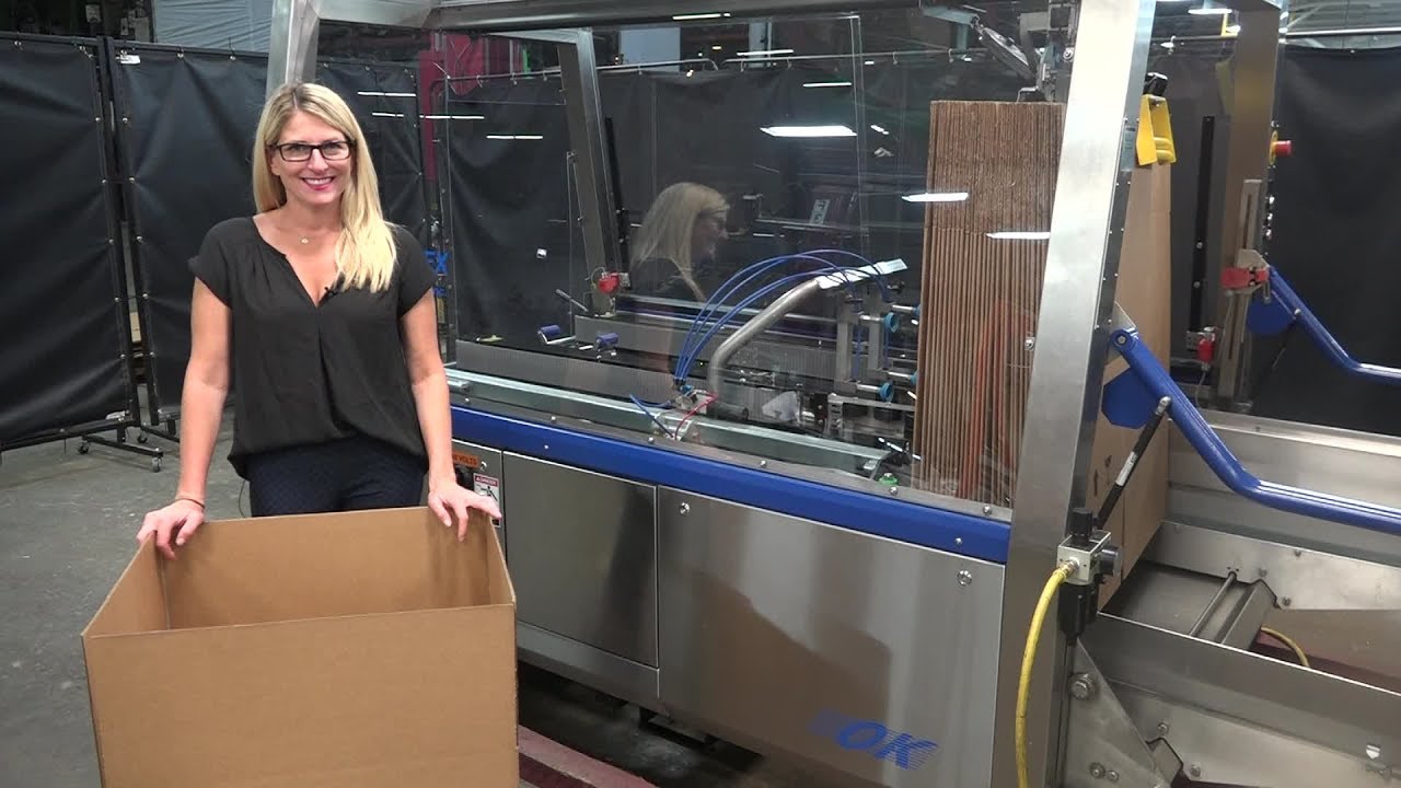 OK Internationa Automatic Case Erector Demonstration