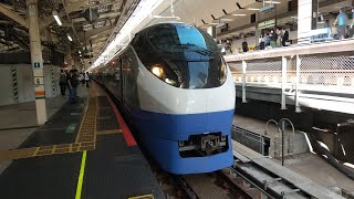 【ブルーオーシャンリバイバル】E657系K1編成 特急｢ときわ65号｣勝田行き 東京駅発着シーン