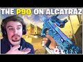 25 Kill Alcatraz Win - This P90 Absolutely BEAMS! *Best P90 Setup* (Rebirth Island - Warzone)