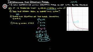 7E Determining the Variation Model