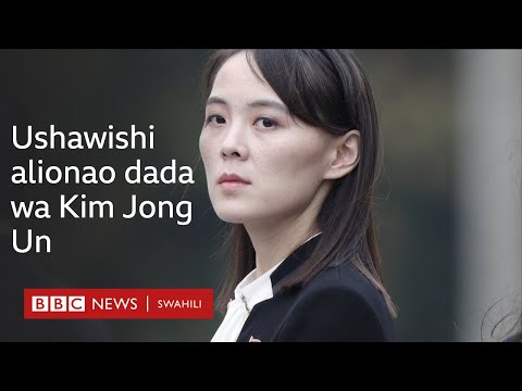 Kim Yo Jong Dada Wa Rais Wa Korea Kaskazin Kim Jong Un