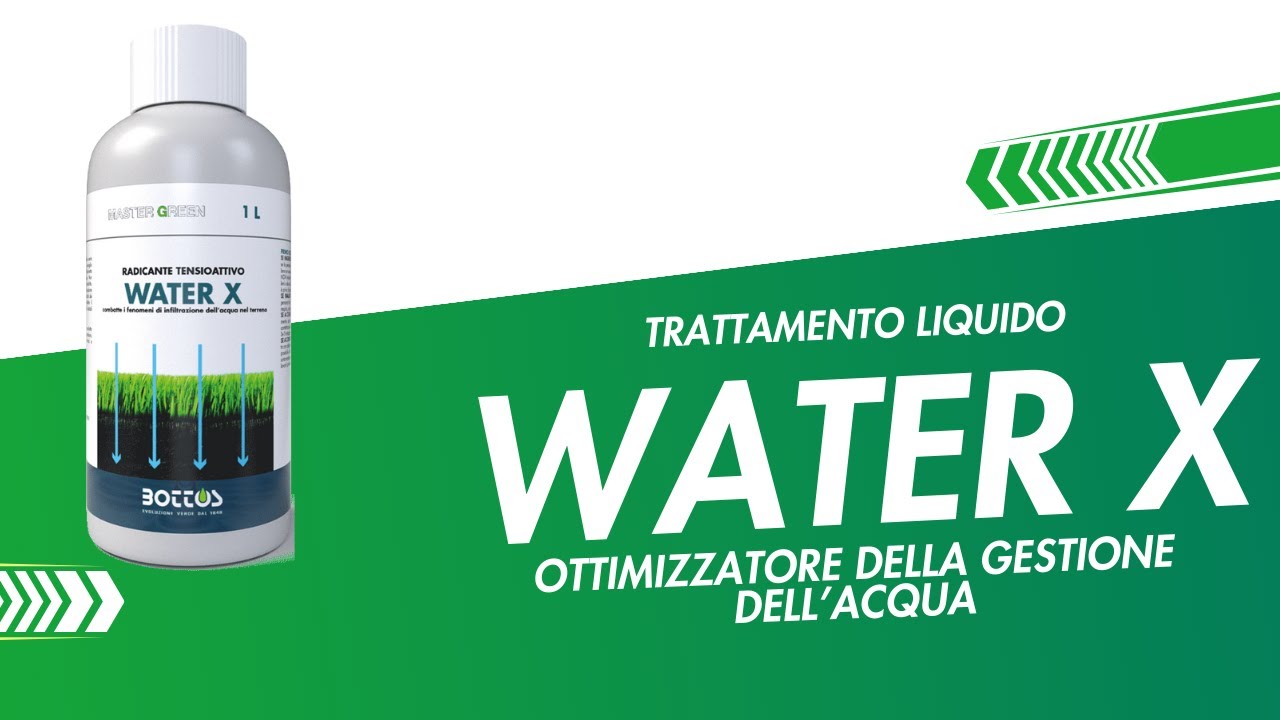 Bottos WATERX Fertilizzante Radicante Per Prato - 1Lt, Combatte Dry Spot E Agisce Come Umettante